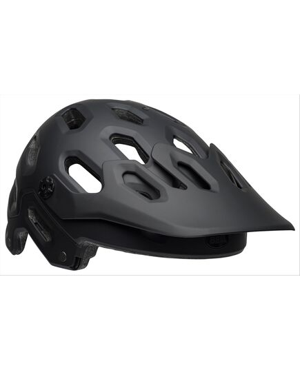 Kask mtb BELL SUPER 3 matte gloss czarny gray, Kolor: czarny, Rozmiar: L (58-62 cm)