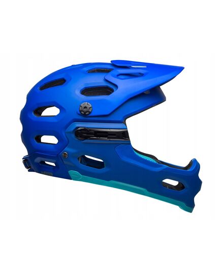 Kask full face BELL SUPER 3R MIPS matte niebieski bright niebieski, Kolor: niebieski, Rozmiar: L (58-62 cm)