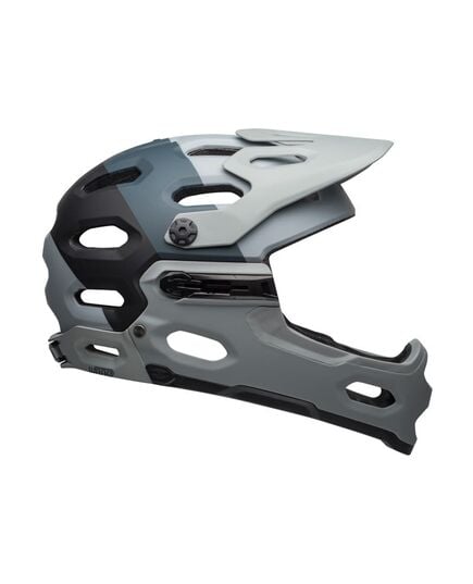 Kask full face BELL SUPER 3R MIPS downdraft matte gray gunmetal, Kolor: szary, Rozmiar: S (52–56 cm)
