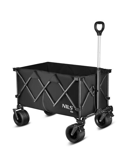 NILS CAMP wózek transportowy turystyczny 180L NC2604 czarny