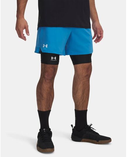 UNDER ARMOUR spodenki treningowe męskie UA Vanish Woven 6in niebieskie, Kolor: niebieski, Rozmiar: M