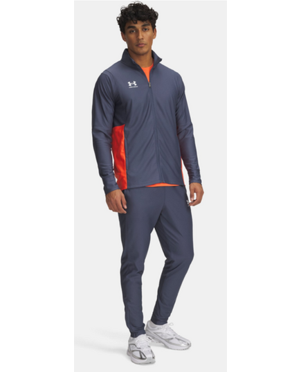 UNDER ARMOUR dres męski komplet bluza i spodnie UA M's Ch. Tracksuit, Kolor: szary, Rozmiar: S
