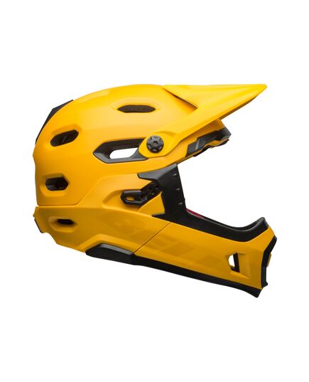 Kask full face BELL SUPER DH MIPS SPHERICAL matte gloss żółty czarny, Kolor: żółty, Rozmiar: L (58-62 cm)