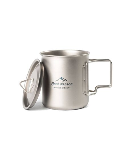 Fjord Nansen kubek turystyczny FN JACON TITANIUM CUP 400 ml silver