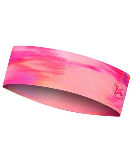 BUFF COOLNET UV SLIM HEADBAND SISHPINK FLUOR, Kolor: różowy, Rozmiar: 10