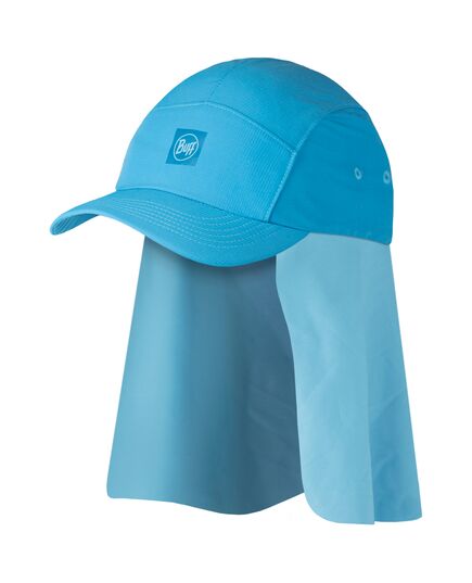 BUFF DESERT CAP KIDS SOLID AZURE, Kolor: niebieski