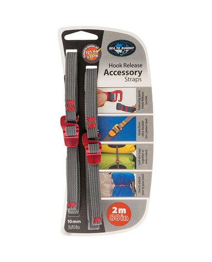 SEA TO SUMMIT Pasy z hakami Hook Release Accessory Strap, Kolor: czerwony