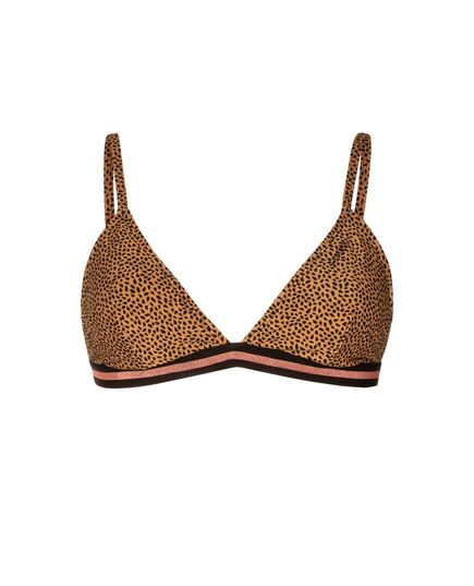 PROTEST Bikini góra MM DALI brązowa, Kolor: czarny, Rozmiar: XXL