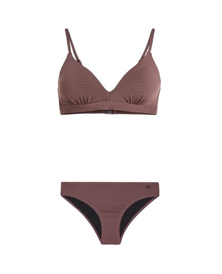PROTEST Tankini damskie PRTBRITA 23 brązowe, Kolor: brązowy, Rozmiar: 38D