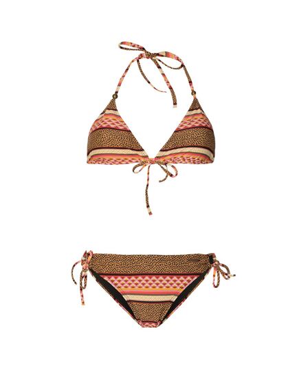 PROTEST Bikini EVA brązowa, Kolor: brązowy, Rozmiar: XL
