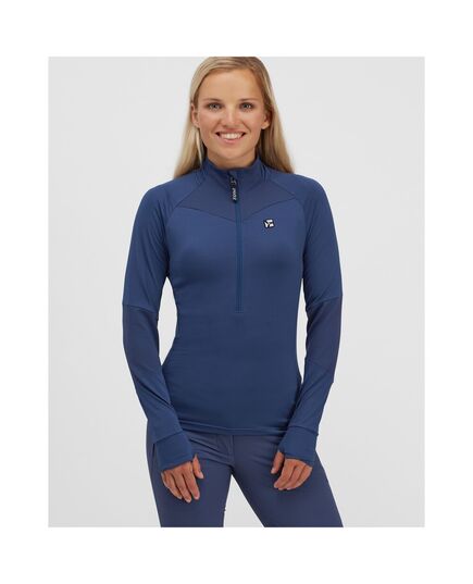 Bluza do Narciarstwa Biegowego Damska SILVINI Latera WJ1903, Kolor: granatowy, Rozmiar: XXL