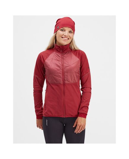 Kurtka Damska PrimaLoft SILVINI Cortena WJ2121, Kolor: czerwony, Rozmiar: S