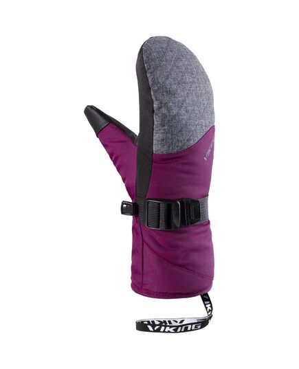 Rękawice Narciarskie Damskie Jednopalczaste VIKING Espada Mitten Ski Lady, Kolor: szary, Rozmiar: 5