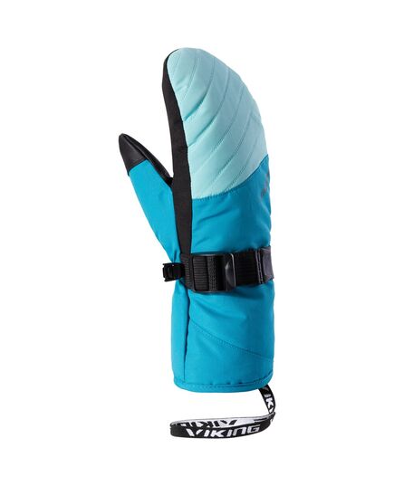 Rękawice Narciarskie Damskie Jednopalczaste VIKING Espada Mitten Ski Lady, Kolor: turkusowy, Rozmiar: 7