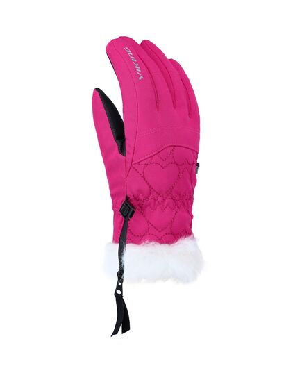 Rękawice Narciarskie Dziecięce VIKING Meris Jr Ski Kids, Kolor: różowy, Rozmiar: 5