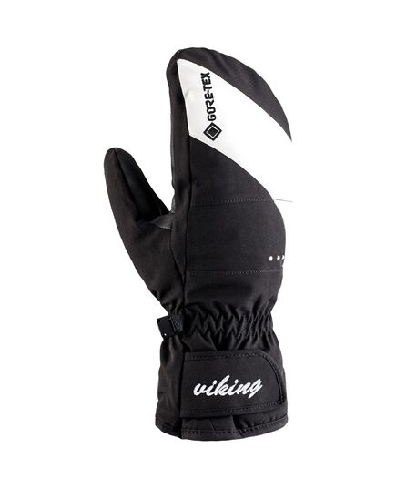 Rękawice Narciarskie Damskie Jednopalczaste VIKING Sherpa GTX Mitten Ski Lady Czarny/Biały, Kolor: czarny/biały, Rozmiar: 7