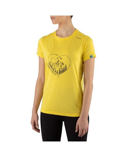 VIKING T-shirt Lenta Bamboo Light Lady, Kolor: żółty, Rozmiar: M