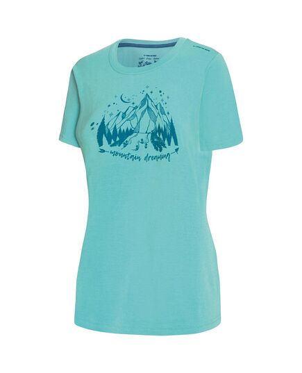 VIKING T-shirt Lako Bamboo Lady, Kolor: turkusowy, Rozmiar: S