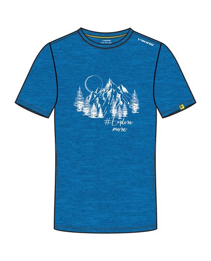 VIKING T-shirt Lenta Bamboo Light Man, Kolor: niebieski, Rozmiar: S