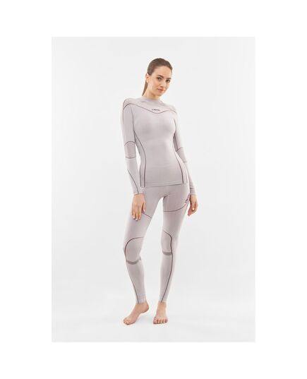 VIKING Bielizna Gaja Turtle Neck Lady Set, Kolor: szary, Rozmiar: M