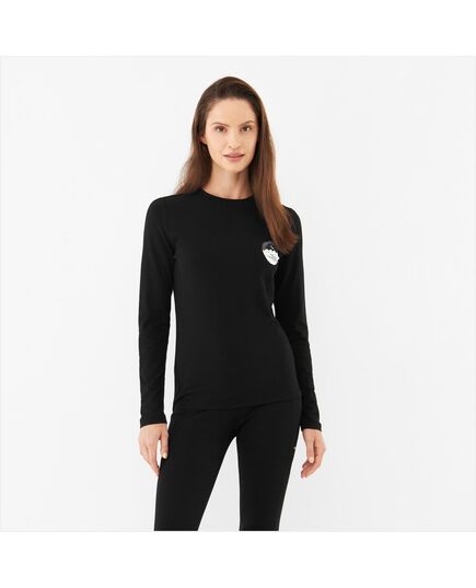 VIKING Longsleeve Escalante Bamboo Lady, Kolor: czarny, Rozmiar: XS