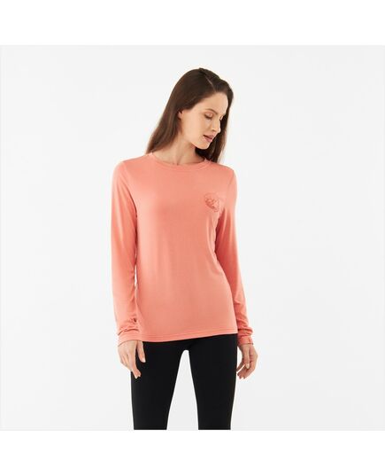 VIKING Longsleeve Escalante Bamboo Lady, Kolor: różowy, Rozmiar: XS