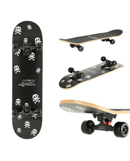 NILS EXTREME deskorolka klasyczna drewniana CR3108SA Skulls