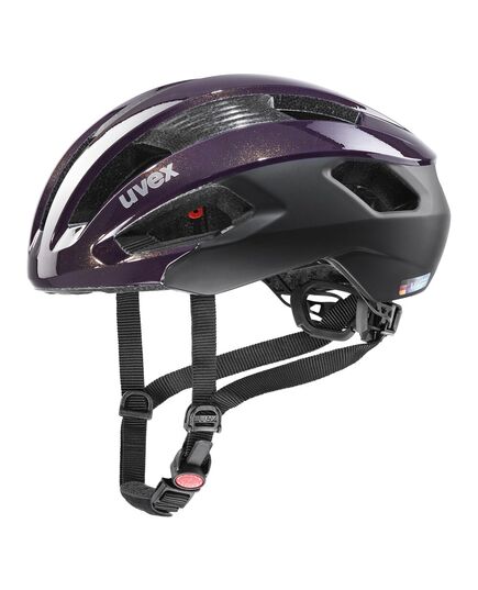 UVEX Kask rowerowy Rise cc, Kolor: fioletowy, Rozmiar: 56-59