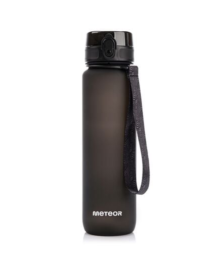 METEOR Bidon sportowy 1000 ml, Kolor: czarny, Waga: 0.2