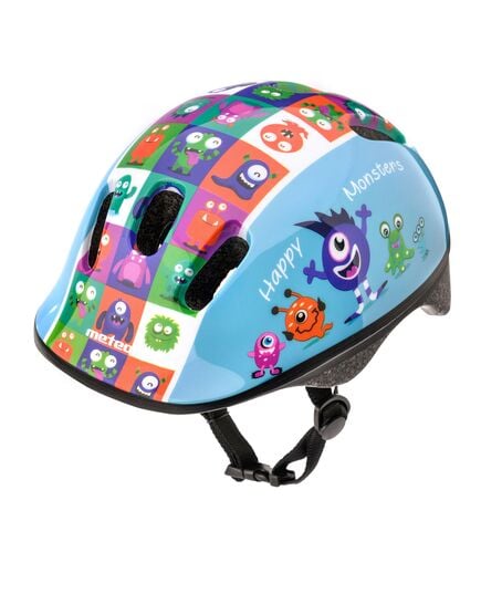 METEOR kask rowerowy dziecięcy regulowany KS06 Happy Monsters niebieski