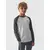 4F JUNIOR Longsleeve chłopięcy M293 szary, Kolor: biały, Rozmiar: 146