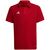 ADIDAS koszulka polo chłopięca bawełniana H57495 czerwona, Kolor: czerwony, Waga: 0.2, Rozmiar: 152
