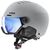 UVEX WANTED VISOR kask narciarski z technologią hardshell szary, Kolor: szary, Rozmiar: 59-61