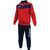 GIVOVA dres męski komplet spodnie i bluza TR018 czerwony, Kolor: czerwony, Rozmiar: 3XL