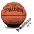 SPALDING piłka do koszykówki treningowa LAYUP TF-50 + POMPKA, Kolor: pomarańczowy, Rozmiar: 6