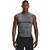 UNDER ARMOUR koszulka na siłowinię męska UA HG Comp SS szara, Kolor: szary, Rozmiar: M