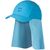 BUFF DESERT CAP KIDS SOLID AZURE, Kolor: niebieski