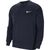 Nike Bluza Park 20 Fleece Crew CW6902 451 granatowa, Kolor: granatowy, Rozmiar: S