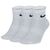Skarpety Nike Everyday Lightweight Ankle SX7677 100 białe 3-pak, Kolor: biały, Rozmiar: 38-42