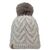 BUFF KNITTED & FLEECE BAND BEANIE CARYN CRU, Kolor: biały, Rozmiar: one size