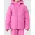 4F pikowana kurtka narciarska dla dziewczynek 4FJWAW25TTJAF0819 różowa, Kolor: różowy, Rozmiar: 140