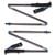 BLACK DIAMOND kije trekkingowe DISTANCE Z POLES, Kolor: czarny, Rozmiar: 110 cm