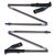 BLACK DIAMOND kije trekkingowe DISTANCE Z POLES, Kolor: czarny, Rozmiar: 130 cm