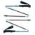 BLACK DIAMOND kije trekkingowe DISTANCE CARBON Z POLES, Kolor: niebieski, Rozmiar: 125 cm