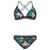 PROTEST Bikini damskie PRTANZO w kwiaty, Kolor: czarny, Rozmiar: XS
