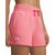 UNDER ARMOUR krótkie spodenki damskie bawełniane Rival Fleece Short różowe, Kolor: różowy, Rozmiar: L