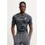 UNDER ARMOUR t-shirt treningowy męski UA HG Printed SS czarny, Kolor: czarny, Rozmiar: M