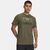 UNDER ARMOUR męska koszulka bawełniana UA M BOXED SPORTS UPDATED SS zielona, Kolor: zielony, Rozmiar: XL
