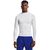 UNDER ARMOUR koszulka treningowa długi rękaw UA HG Armour Comp Mock LS biała, Kolor: biały, Rozmiar: L
