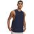 UNDER ARMOUR koszulka treningowa męska UA LEFT CHEST CUT OFF TANK, Kolor: granatowy, Rozmiar: M